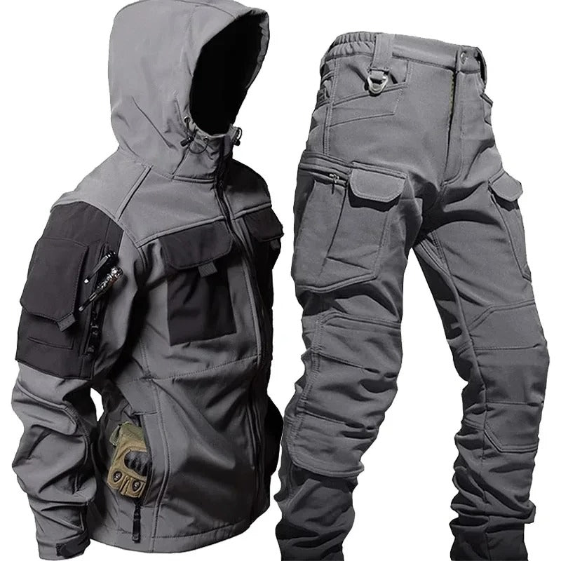 Veste imperméable à capuche pour hommes 0