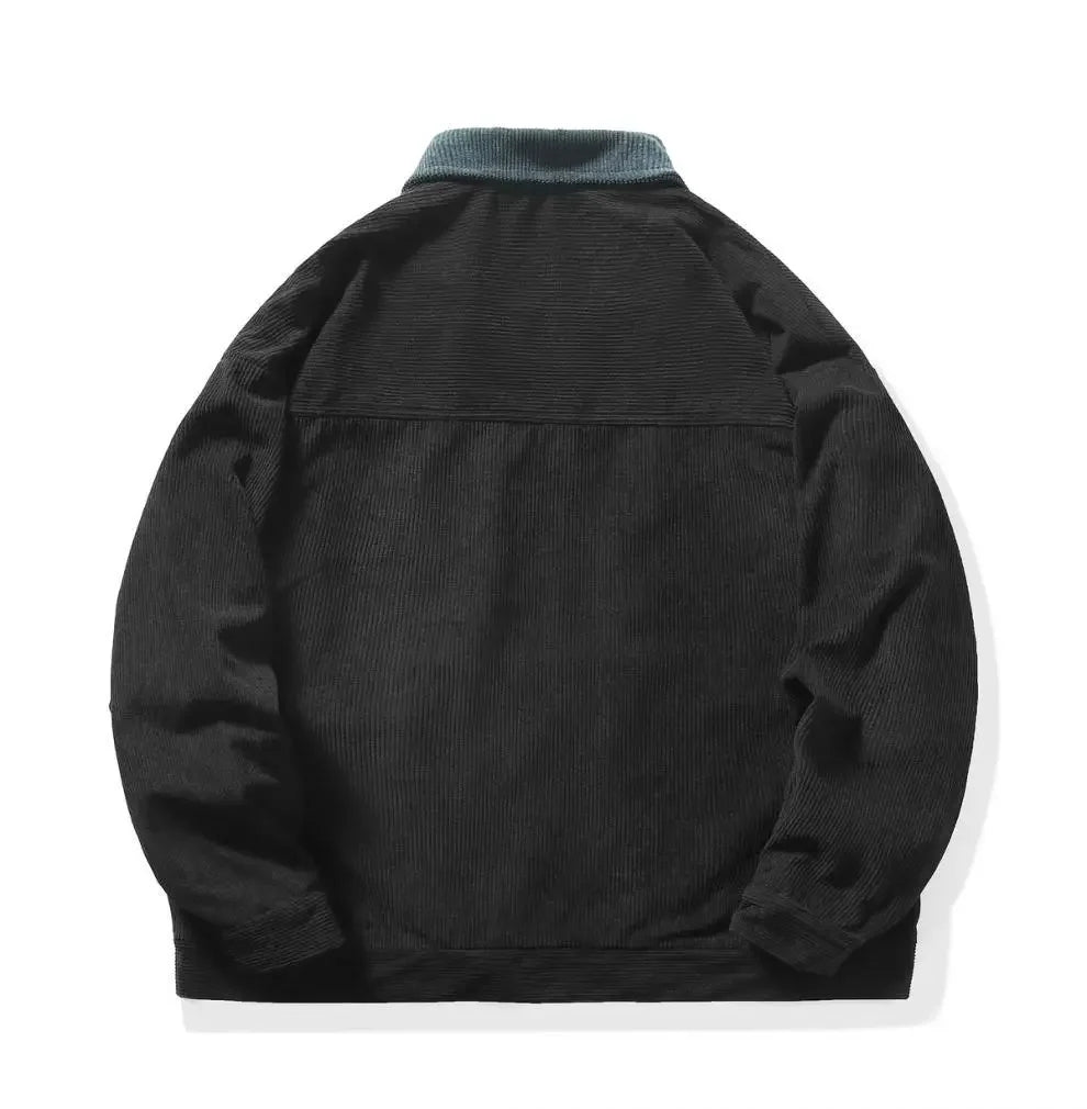 Veste pour Femme en Velours Côtelé Color Block 5