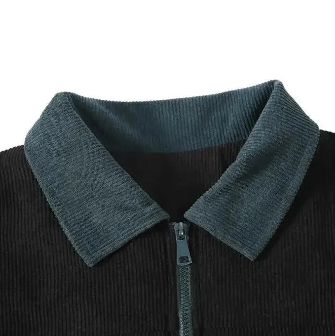 Veste pour Femme en Velours Côtelé Color Block 6