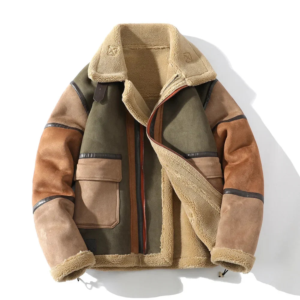 Veste pour Hommes Décontractée à Blocs de Couleurs 2
