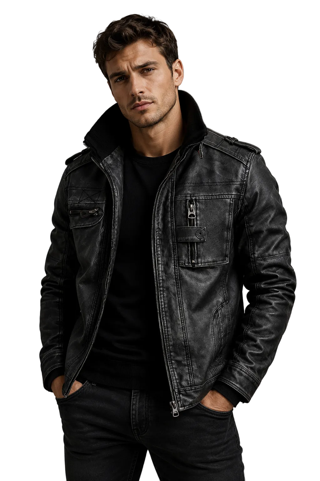 Veste pour homme au design élégant et à la coupe structurée 0
