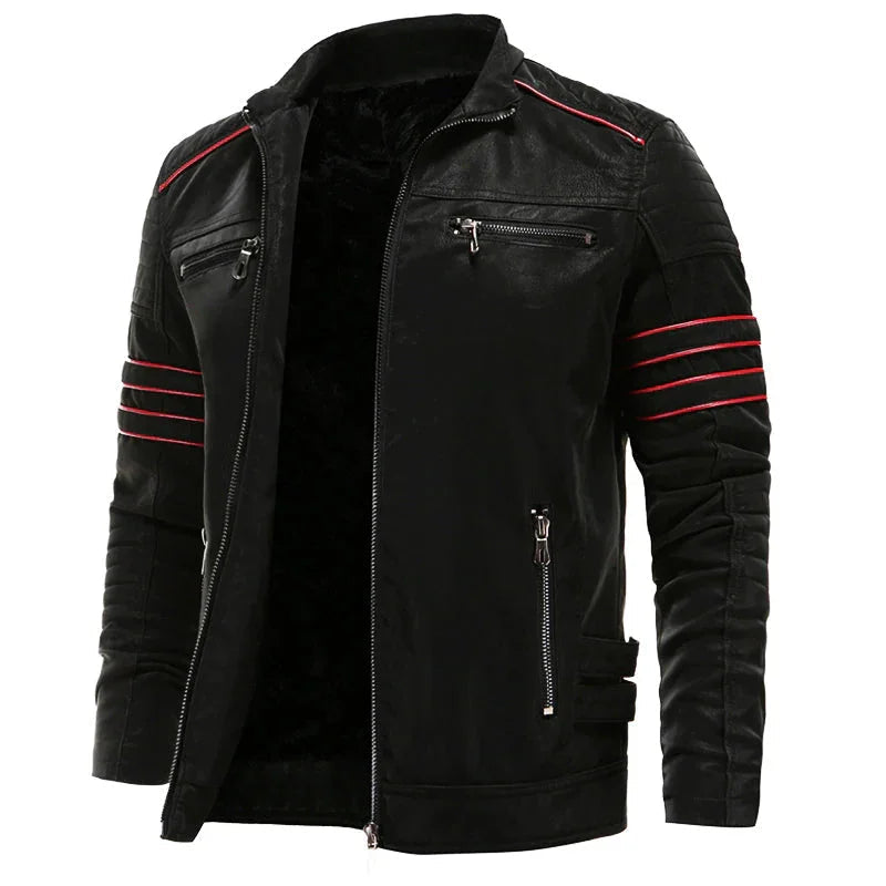 Veste pour hommes avec bordure rouge 0
