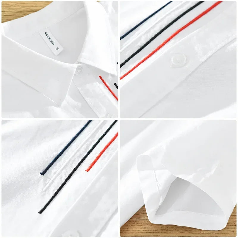 Chemise Homme Élégante Coton Respirant 6