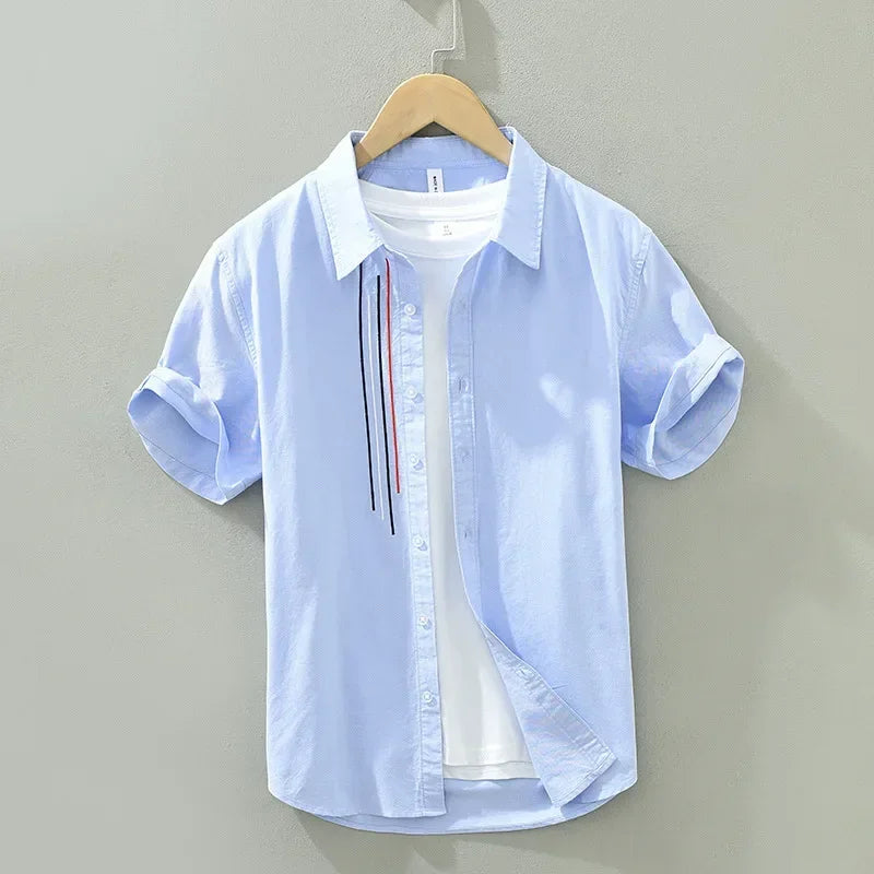 Chemise Homme Élégante Coton Respirant 2