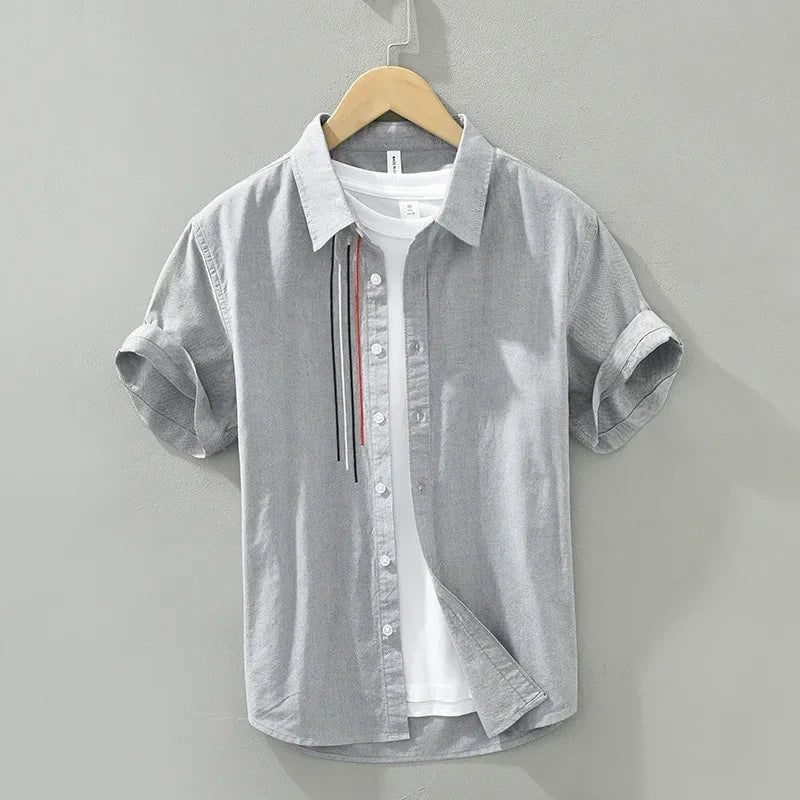 Chemise Homme Élégante Coton Respirant 3