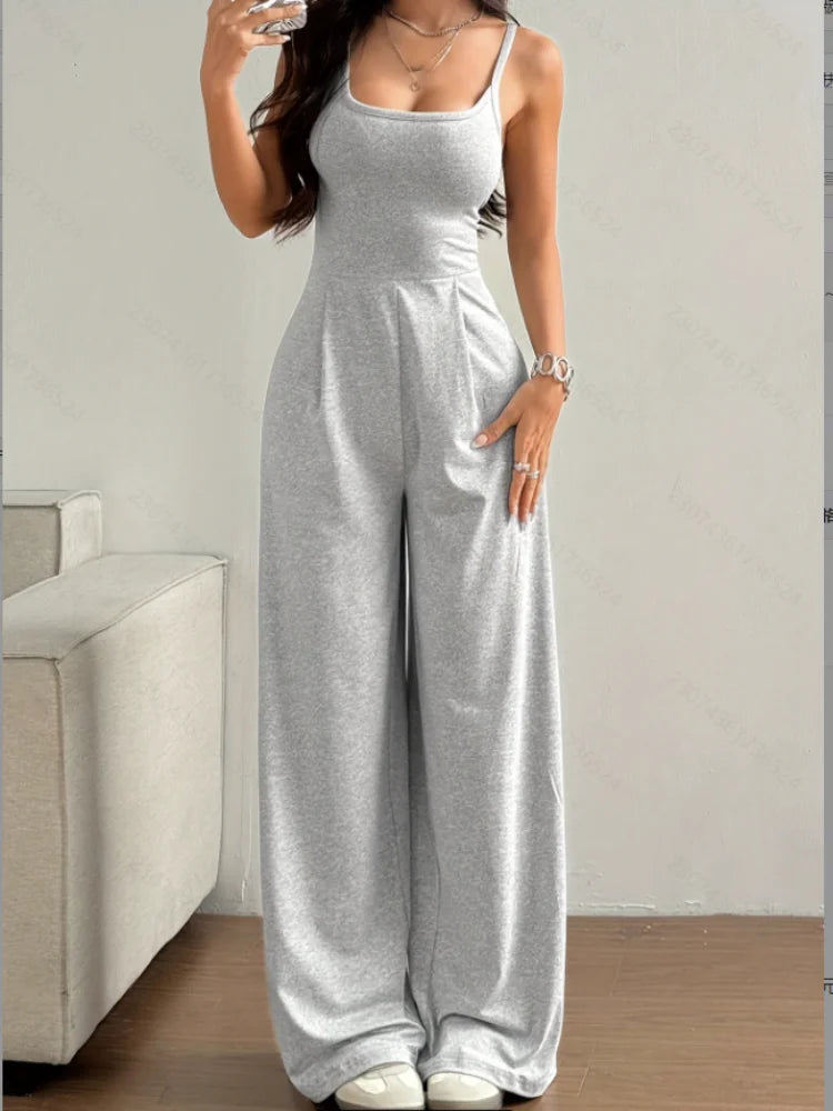Women’s Casual Jumpsuit Halter Neck 1