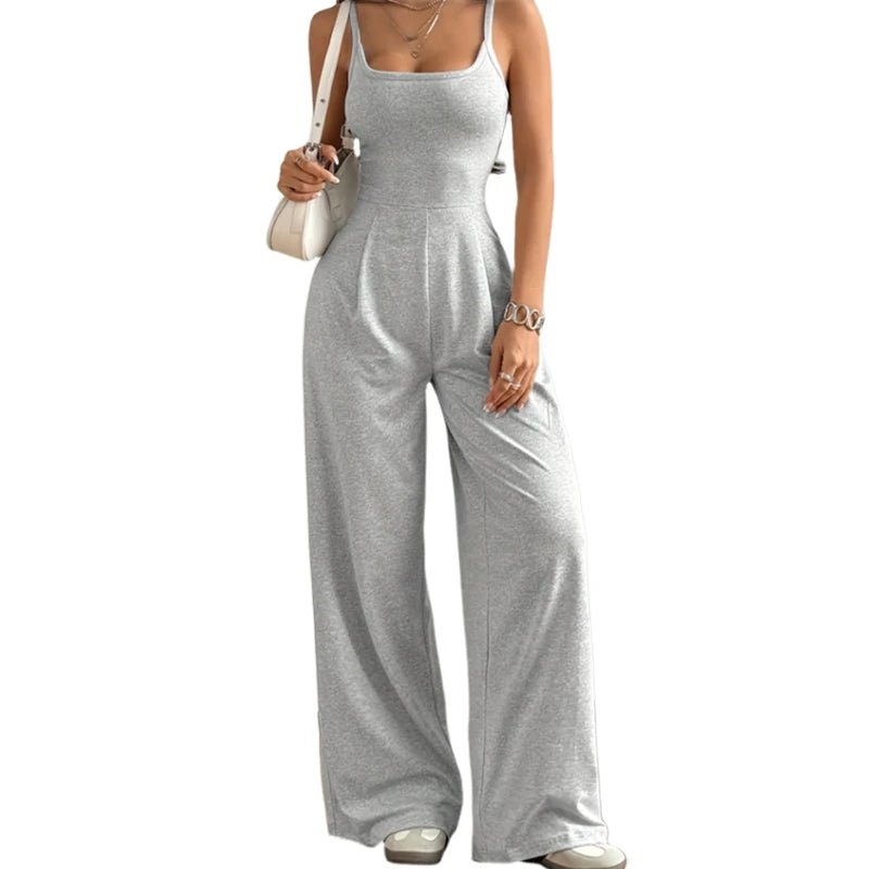 Women’s Casual Jumpsuit Halter Neck 6