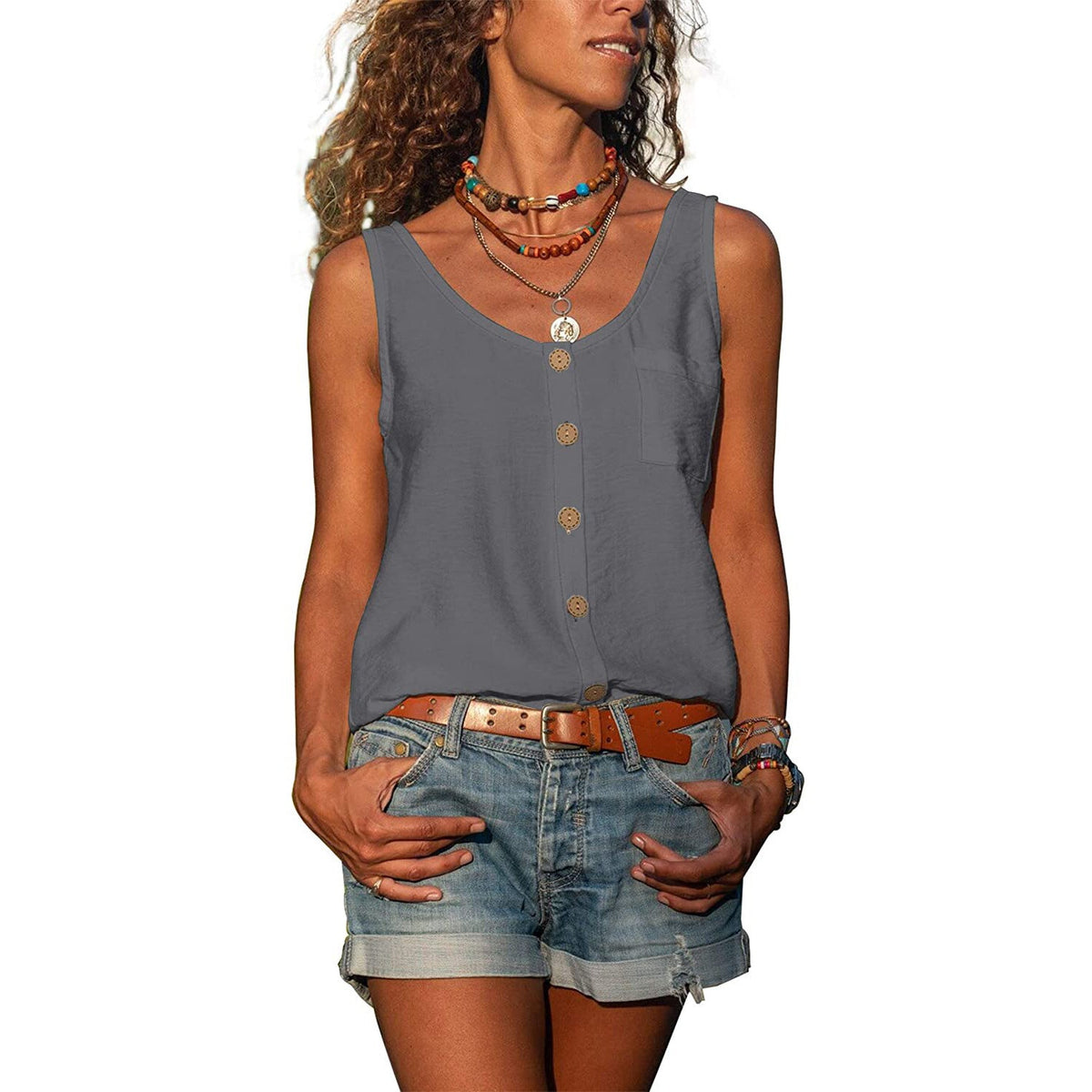 Women’s Chic Tank Top Ibiza Style 0