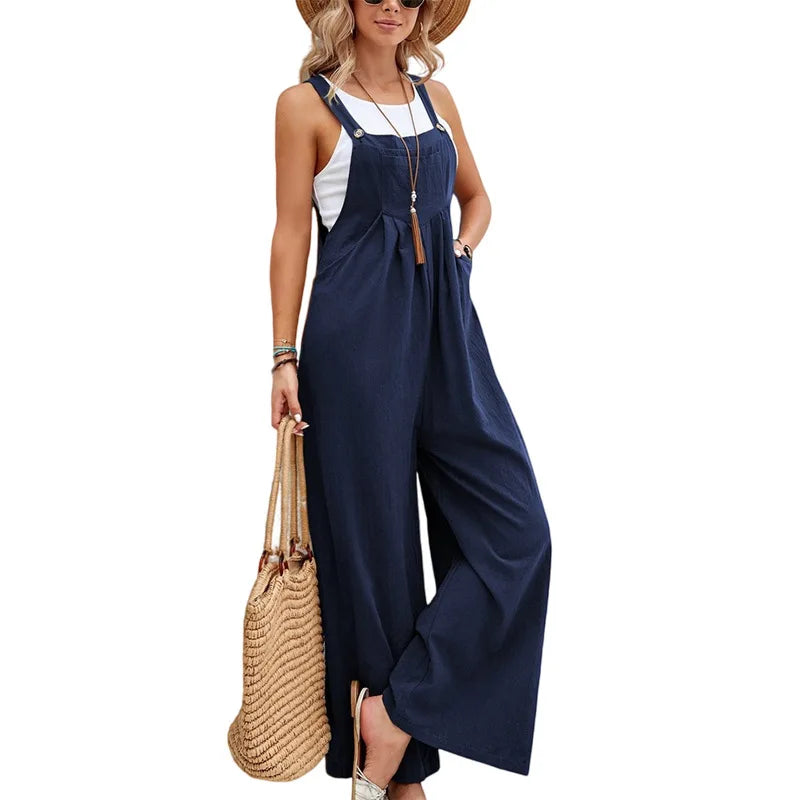 Women’s Denim Jumpsuit Street Style 4