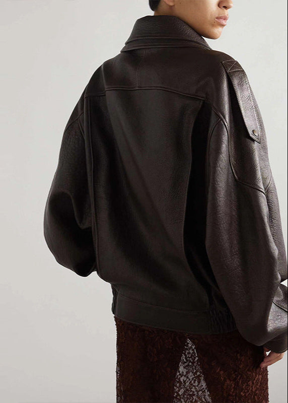 Women’s Oversized Bomber Jacket with Belt 3