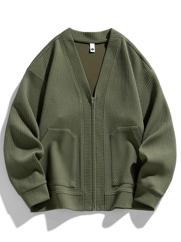 Women’s Oversized Zip-Up Cardigan 3