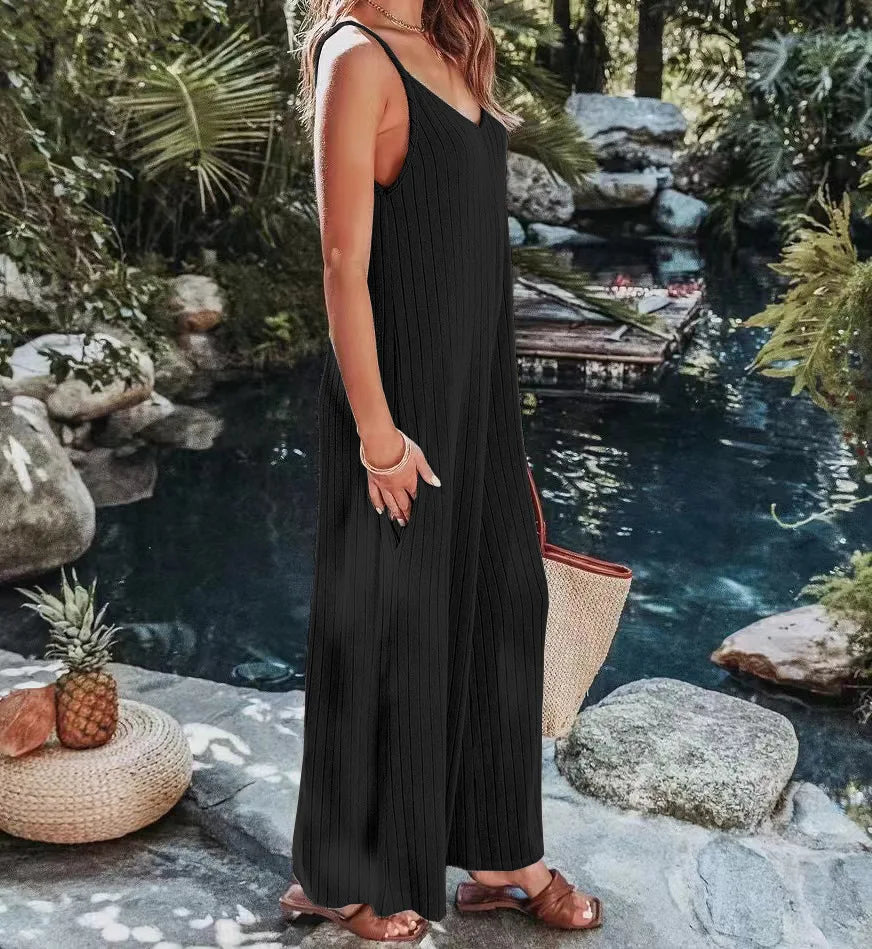 Women's Summer Jumpsuit Backless 6