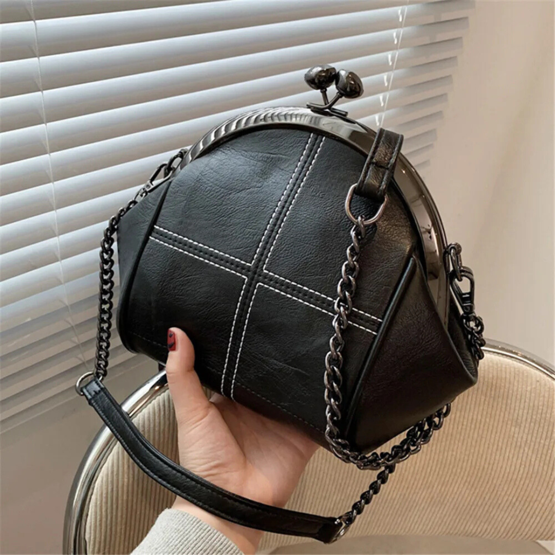 Sac Bandoulière Femme Élégant Détail de Chaîne PU 2