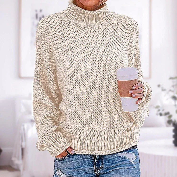 Pull Femme à Manches Longues Moderne en Coton Polyvalent 2
