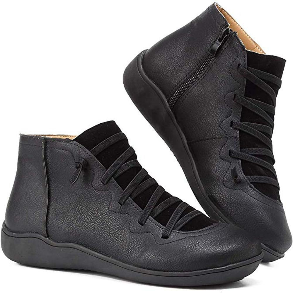 Bottines Femme Élégantes en Cuir Artificiel Design Chic et Confortable 3