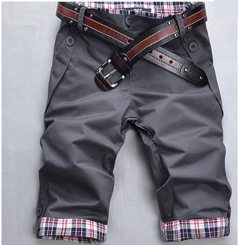 Variant image for Short Cargo Homme Confortable avec Poches en Coton-19