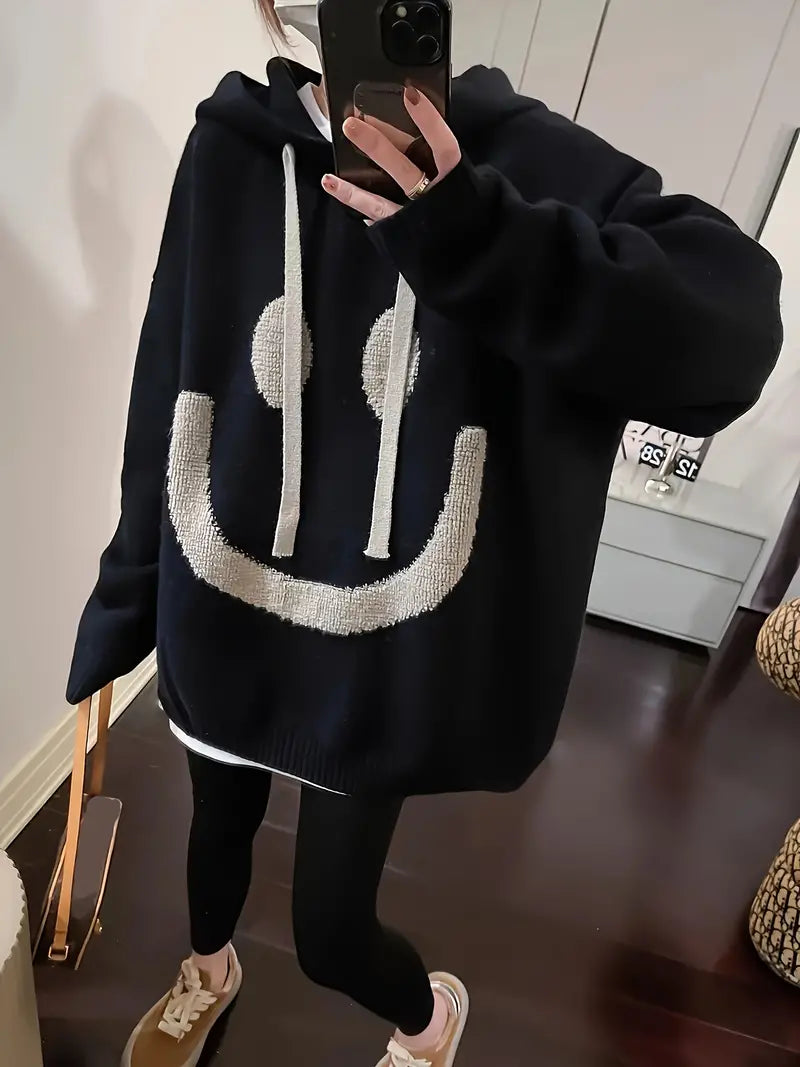 Sweat à Capuche Femme Design Unique en Coton avec Cordon Réglable-5