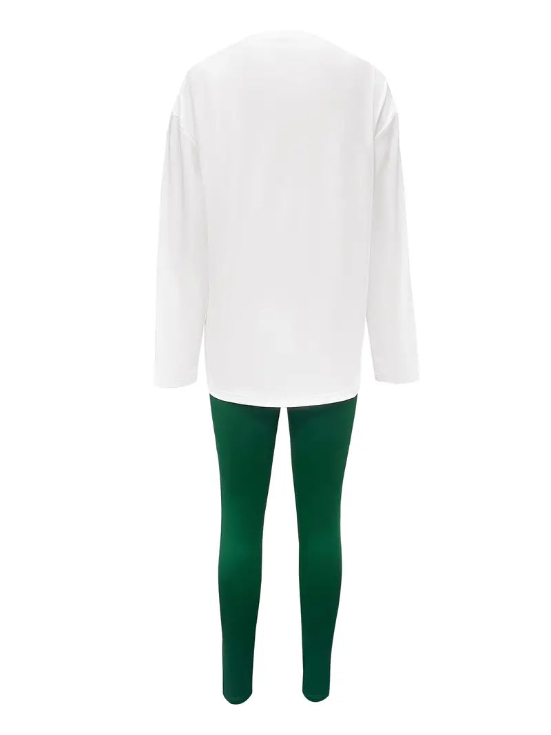 T-Shirt Femme Manches Longues Col Rond 100% Coton-2