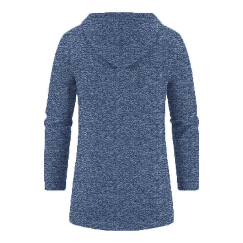 Sweats à capuche zippés à manches longues pour hommes