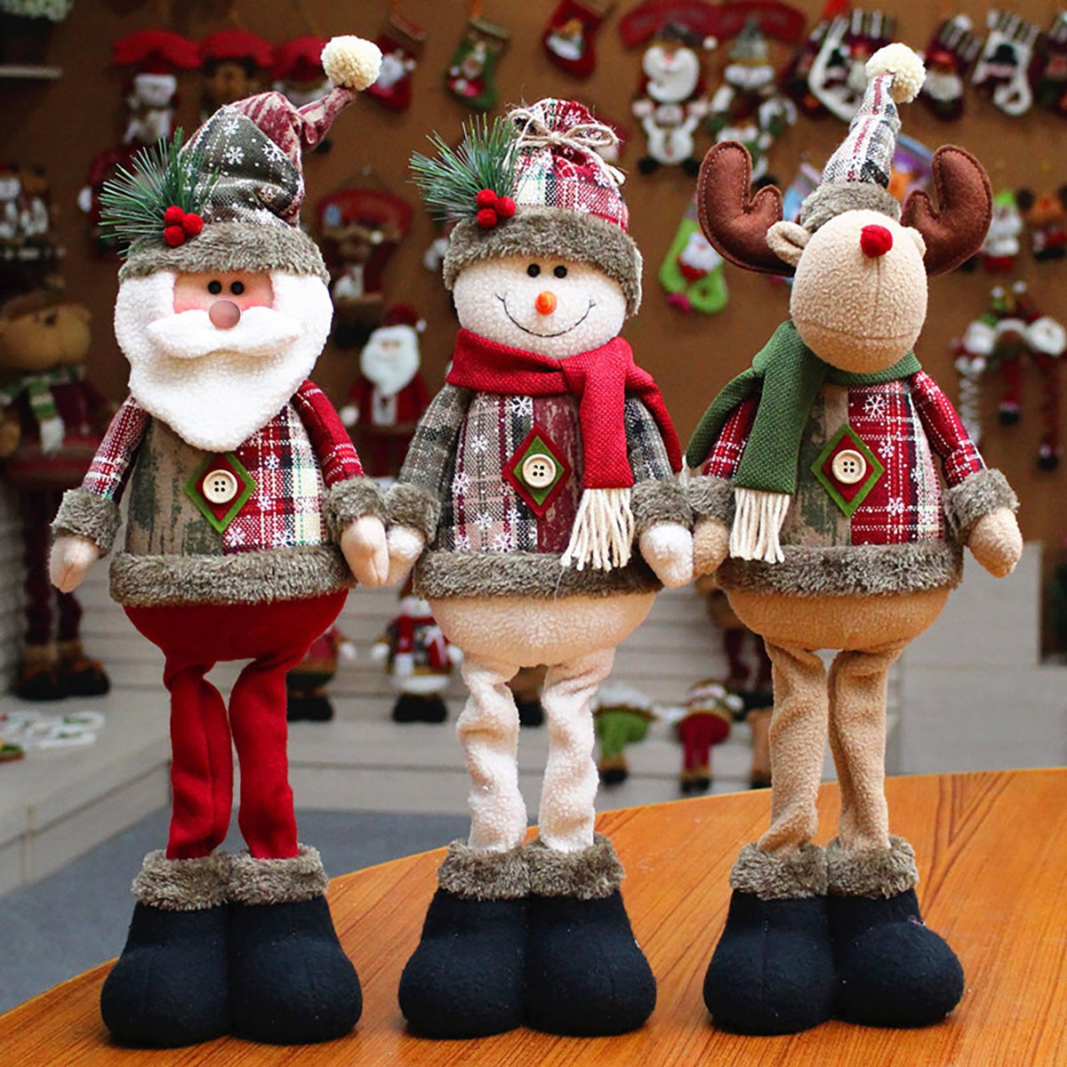 Poupée de Noël télescopique