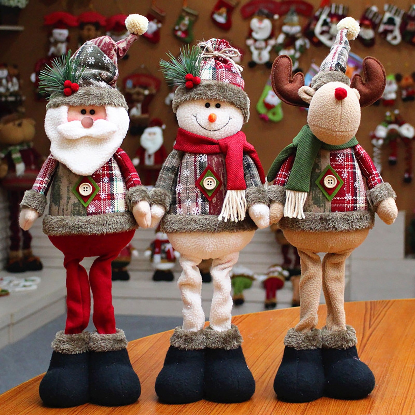 Poupée de Noël télescopique