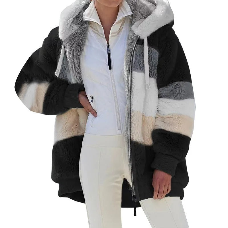 Veste à capuche surdimensionnée pour femmes