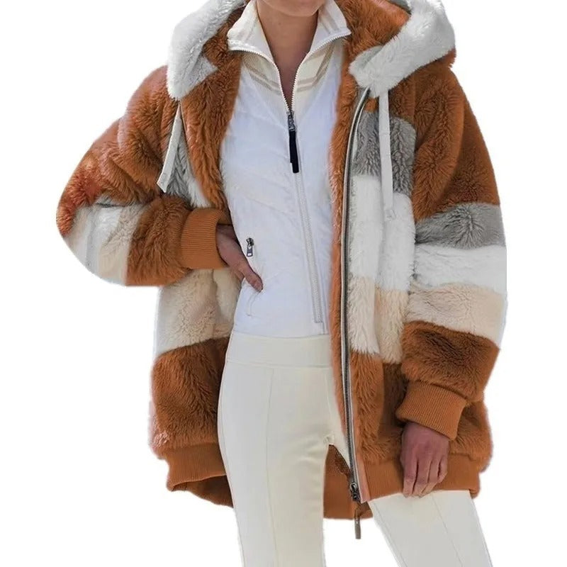 Veste à capuche surdimensionnée pour femmes