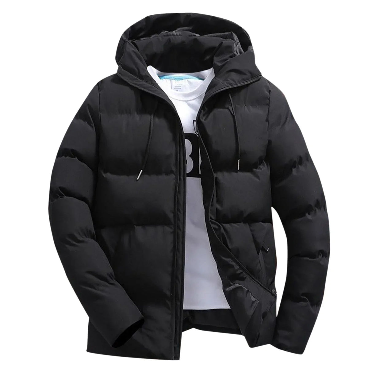 Veste chaude à capuche pour hommes