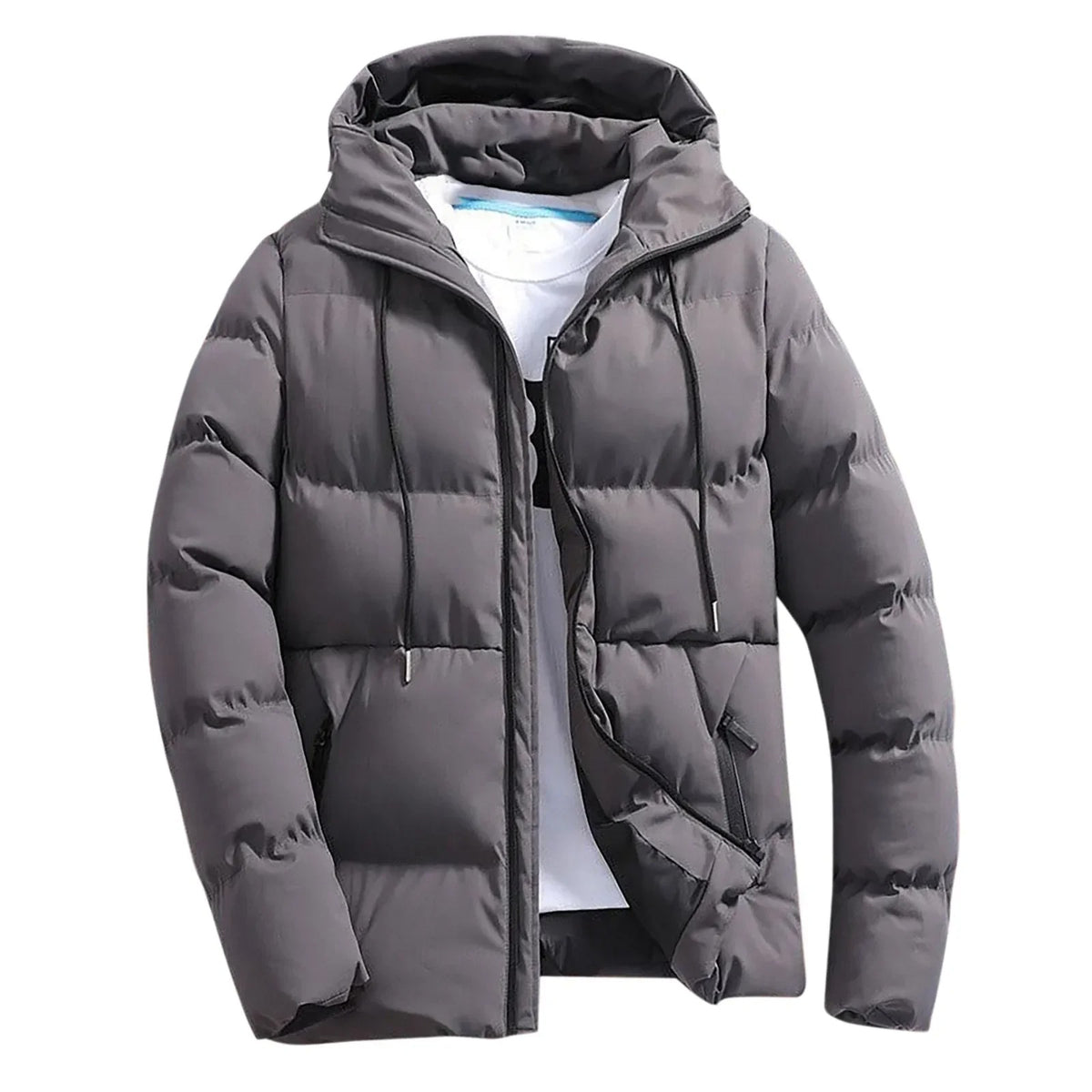 Veste chaude à capuche pour hommes