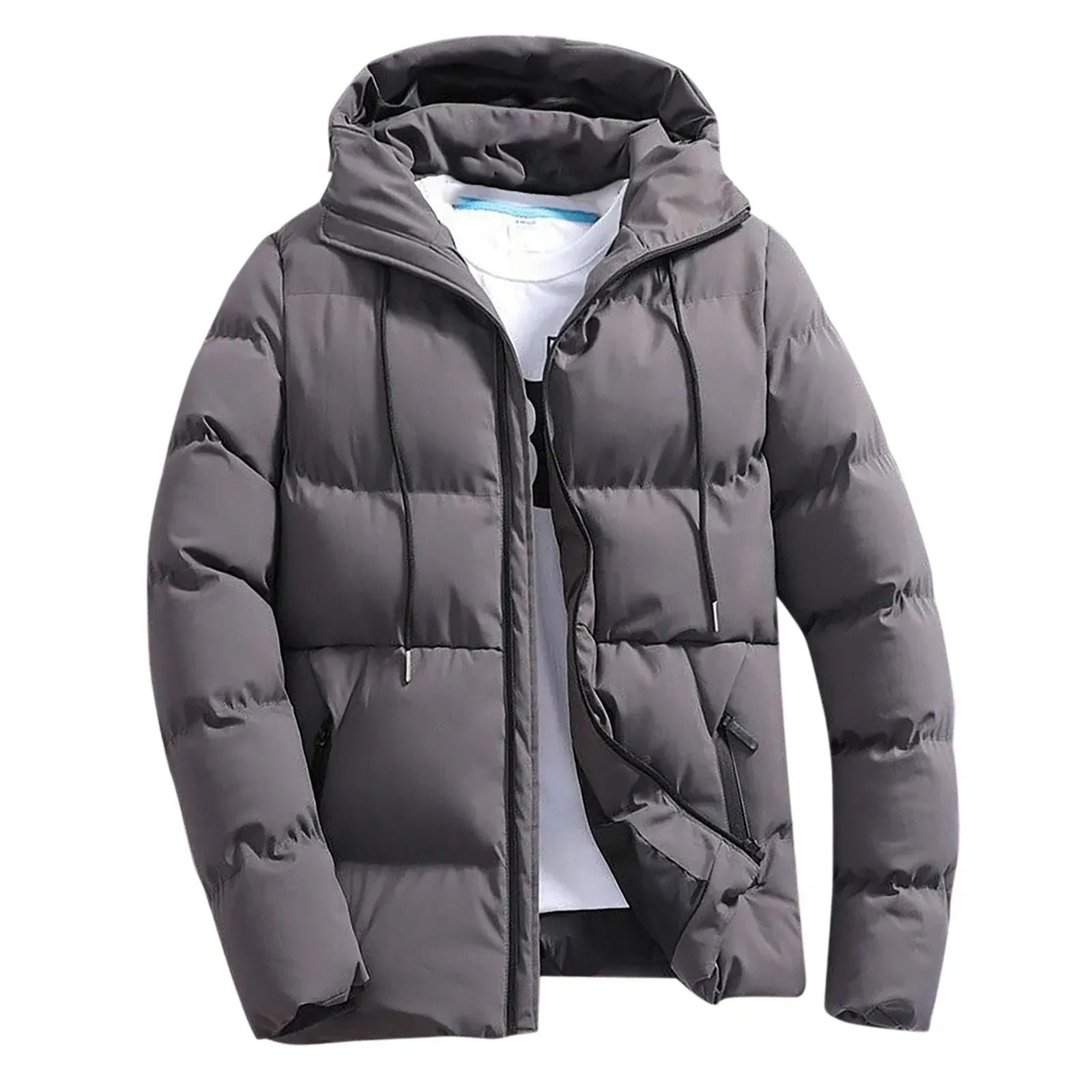 Veste chaude à capuche pour hommes