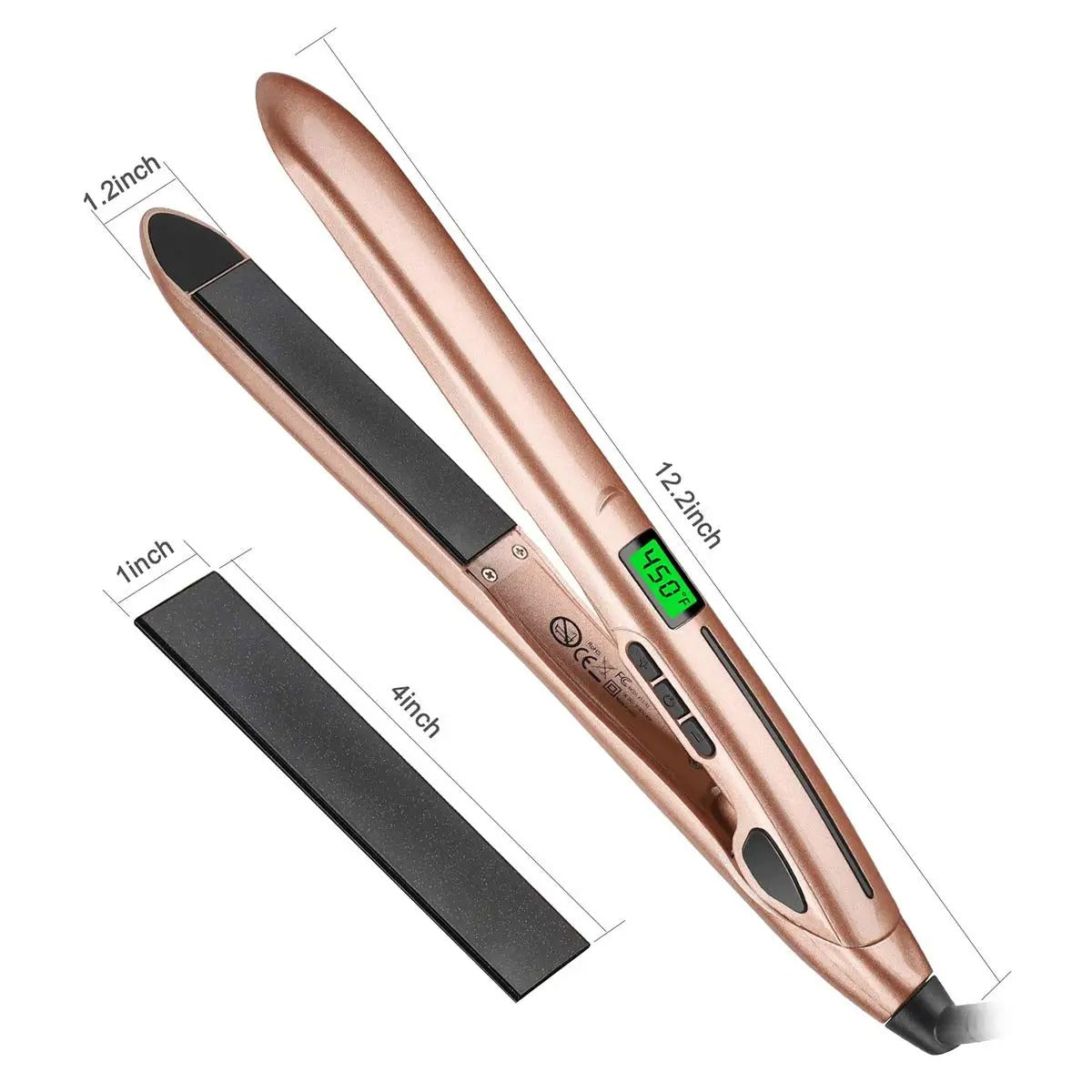 GlamPro | Lisseur et boucleur de cheveux 2 en 1