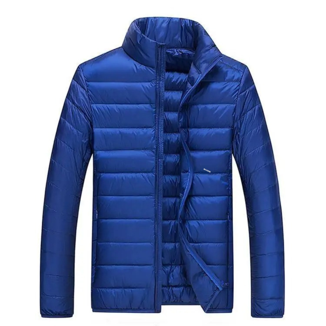 Veste en duvet de canard ultraléger blanche pour hommes