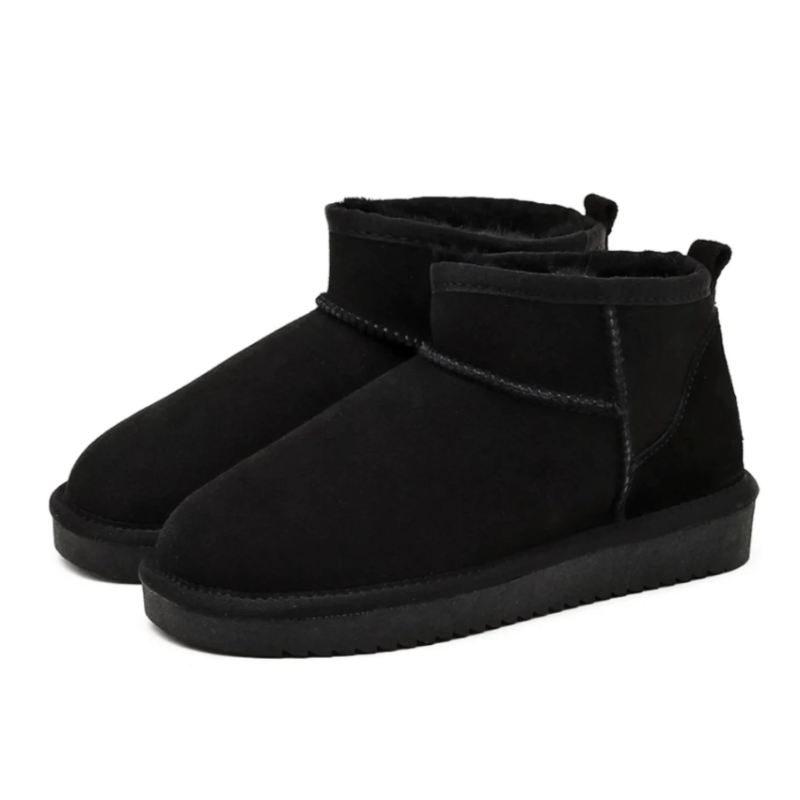 Bottes Hiver Femme Mini Confort Doublure Fourrée-2