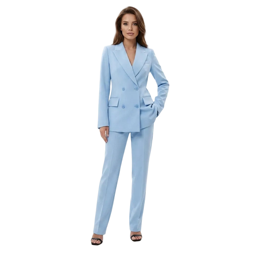 Ensemble Tailleur Pantalon Femme Élégant en Polyvalent