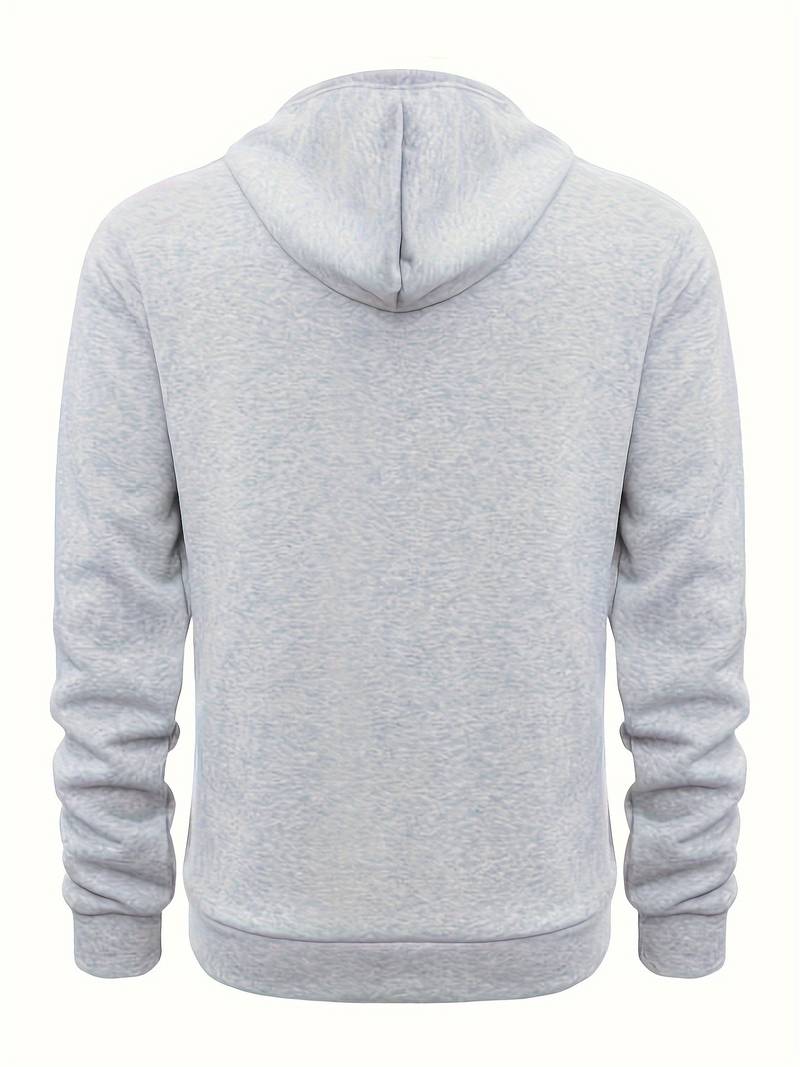 Sweat à Capuche Homme Décontracté en Coton Doux-2