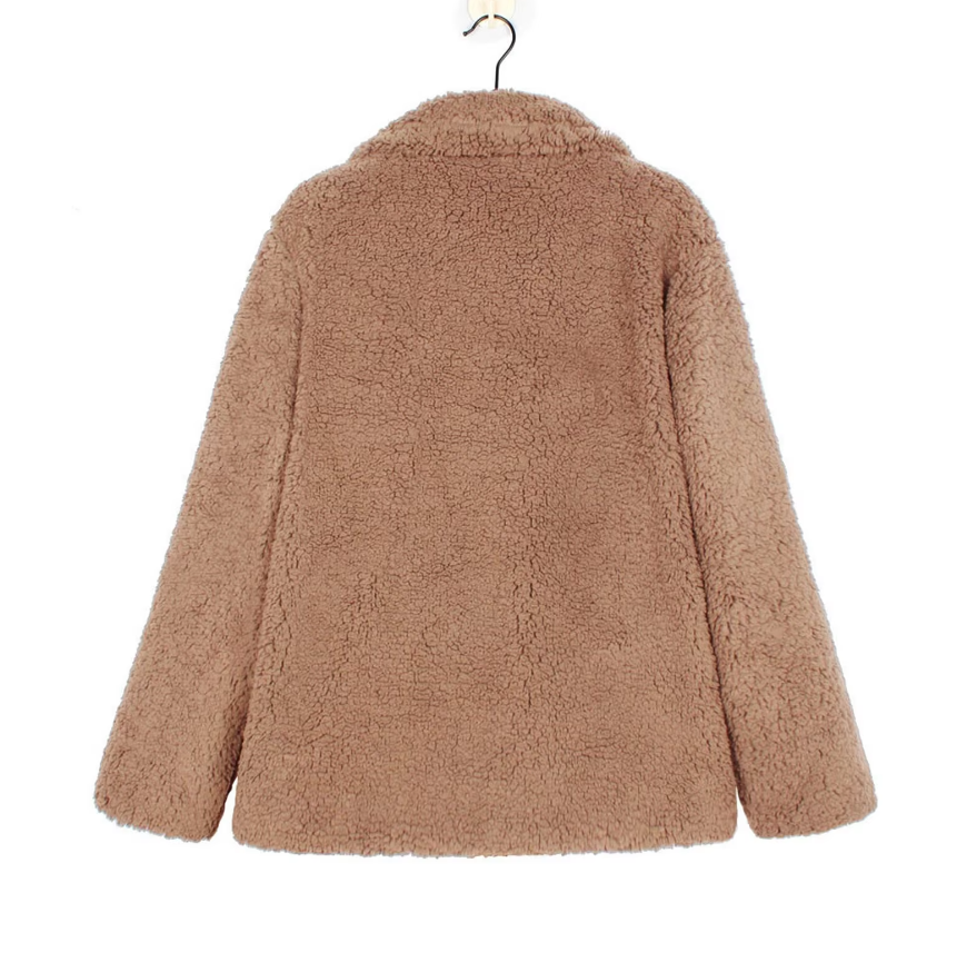 Veste molletonnée surdimensionnée pour femmes