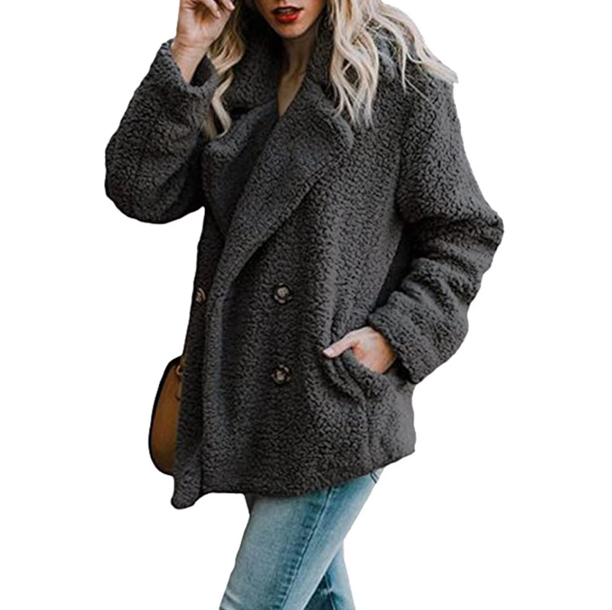 Veste molletonnée surdimensionnée pour femmes