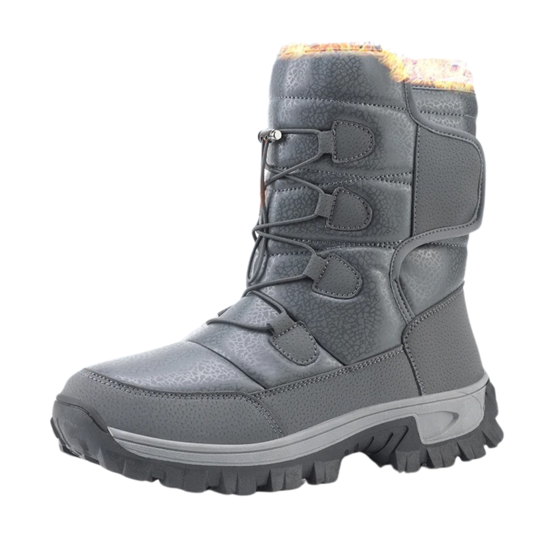Bottes d'hiver en peluche pour hommes