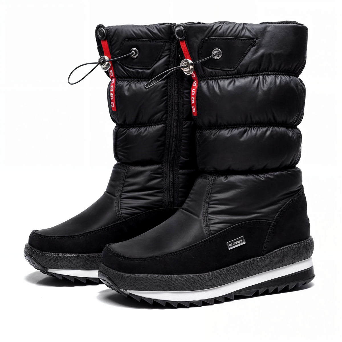 Bottes d'hiver en peluche épaisse pour femmes