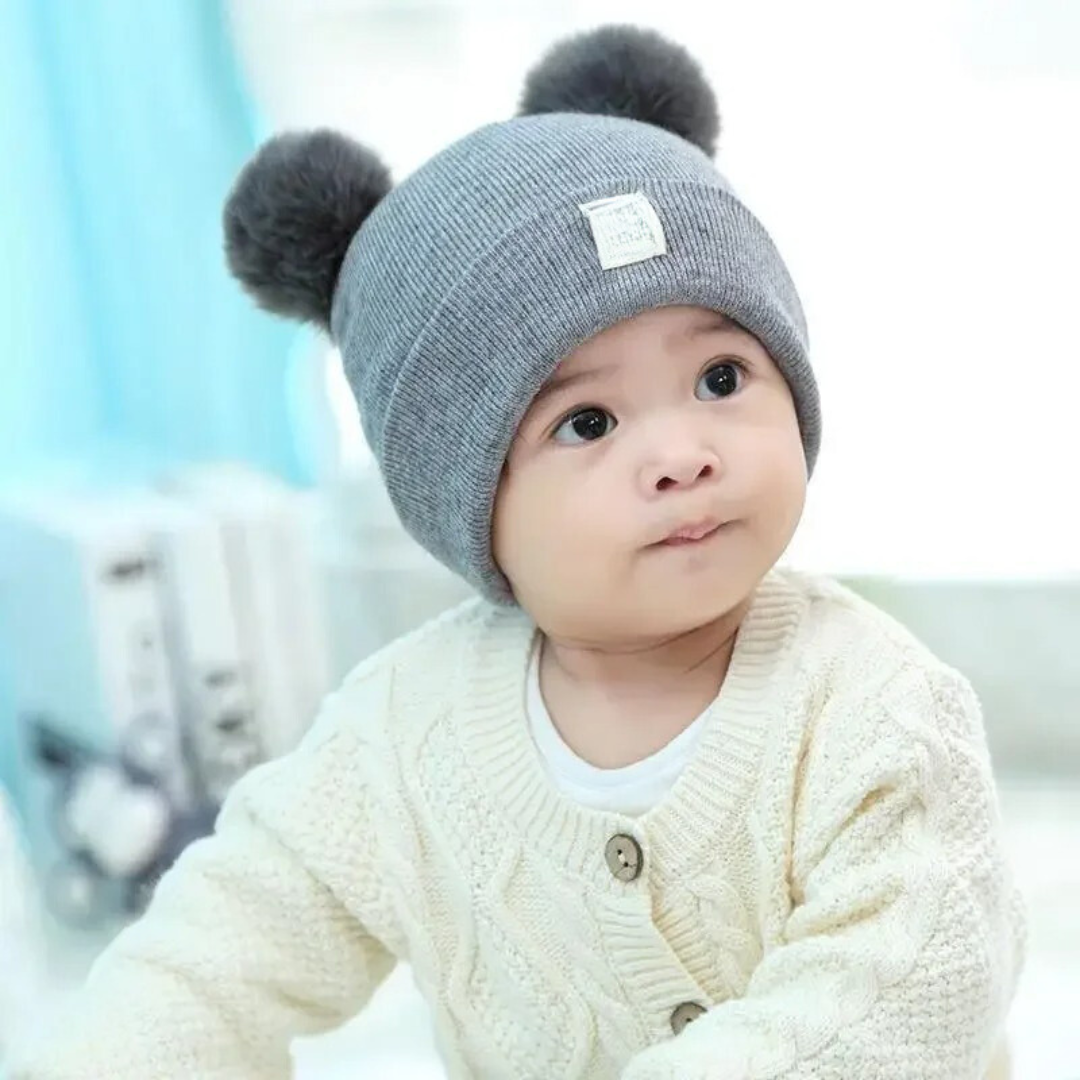 Bonnet bébé tricoté en laine