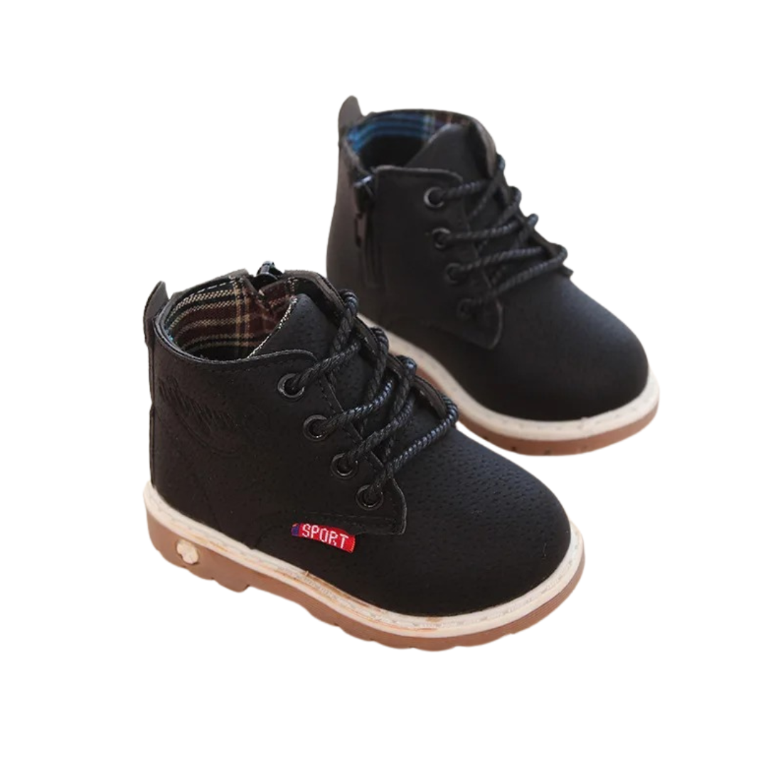 Bottes en cuir souple pour enfants