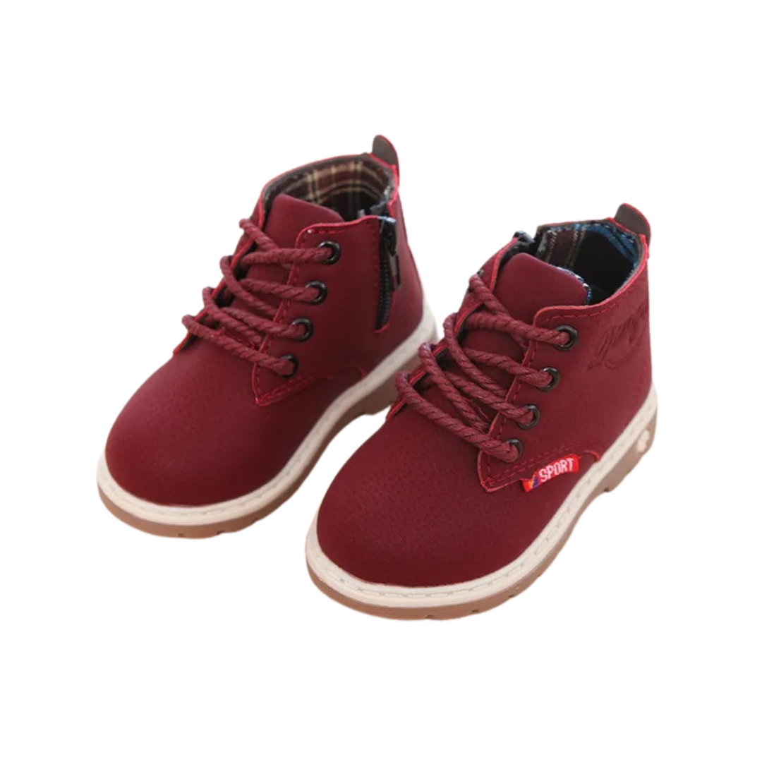 Bottes en cuir souple pour enfants
