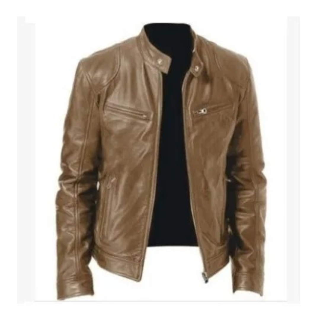 Veste de moto slim pour hommes