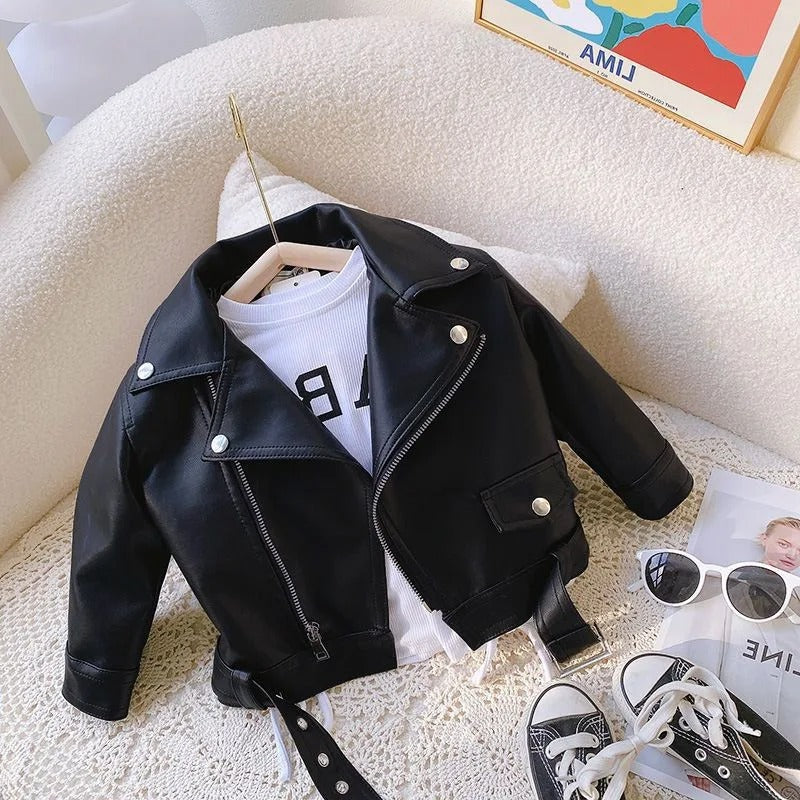 Veste en cuir pour enfants