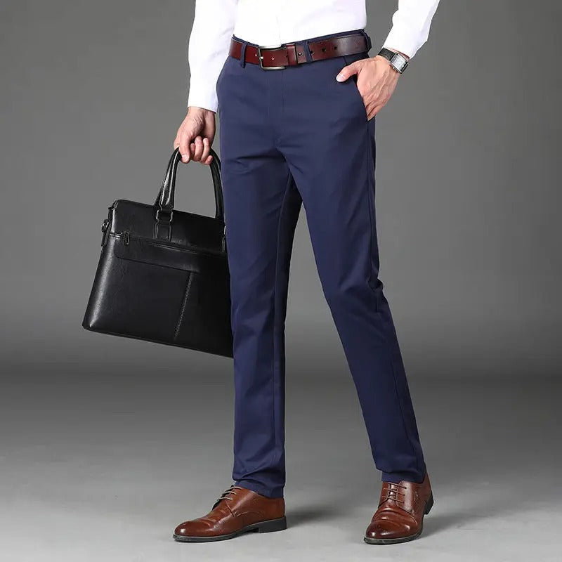 Pantalon classique extensible pour hommes
