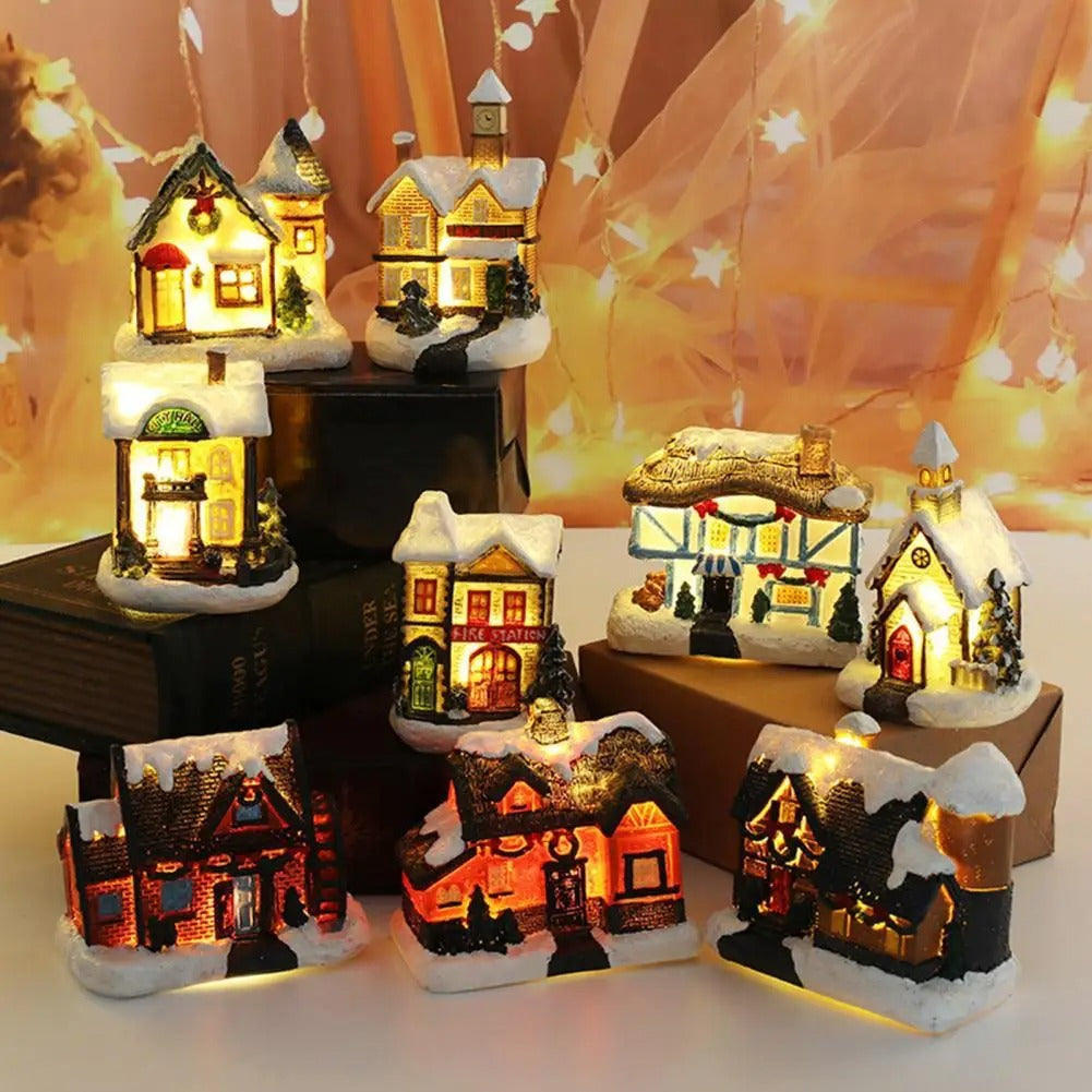 Scène de Noël Maisons de village