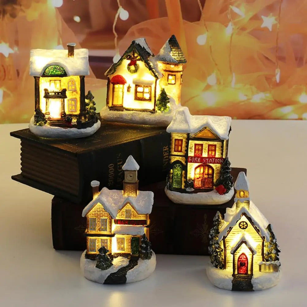 Scène de Noël Maisons de village