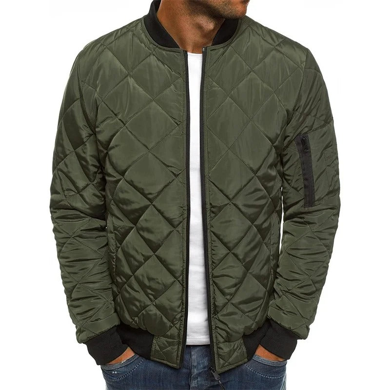 Veste bombardier matelassée pour hommes