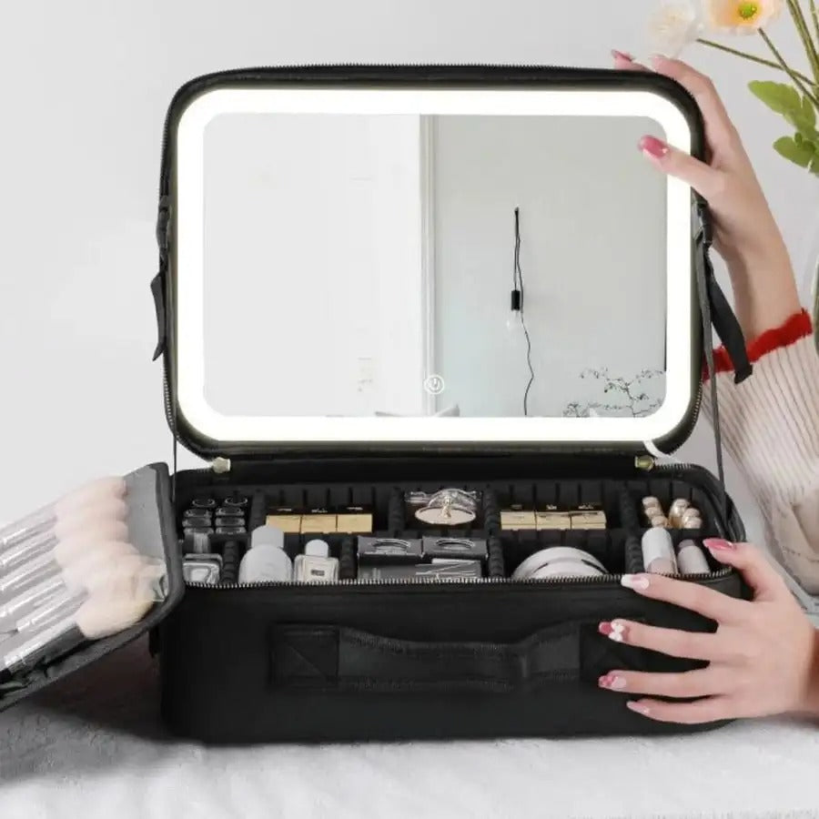 Organisateur de sac cosmétique LED
