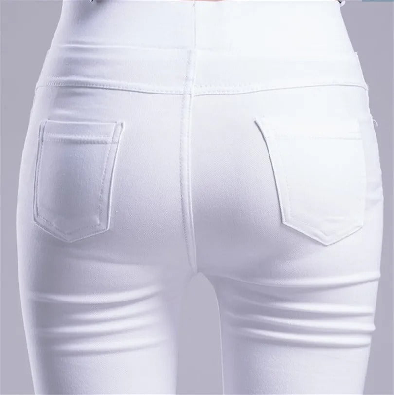 Pantalon skinny extensible décontracté pour femme
